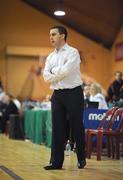 11 January 2009; Abrakebabra Tigers coach Kevin O'Donoghue. Basketball Ireland Men's SuperLeague National Cup Semi-Final 2008, Abrakebabra Tigers v UCC Demons, National Basketball Arena, Tallaght, Dublin. Picture credit: Stephen McCarthy / SPORTSFILE