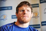 13 January 2009; Leinster's Malcolm O'Kelly at a press conference ahead of their Heineken Cup Pool 2 match against London Wasps. Bective Rangers Clubhouse, Donnybrook, Dublin. Picture credit: Brian Lawless / SPORTSFILE