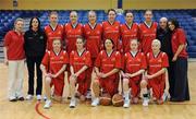 11 January 2009; The DCU Mercy team. Basketball Ireland Women's SuperLeague National Cup Semi-Final 2008, Team Montenotte Hotel Cork v DCU Mercy, National Basketball Arena, Tallaght, Dublin. Picture credit: Stephen McCarthy / SPORTSFILE