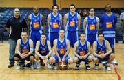 11 January 2009; The Neptune team with coach Stephen McCarthy. Basketball Ireland Men's SuperLeague National Cup Semi-Final 2008, Neptune v DART Killester, National Basketball Arena, Tallaght, Dublin. Picture credit: Stephen McCarthy / SPORTSFILE