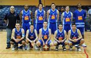 11 January 2009; The Neptune team with coach Stephen McCarthy. Basketball Ireland Men's SuperLeague National Cup Semi-Final 2008, Neptune v DART Killester, National Basketball Arena, Tallaght, Dublin. Picture credit: Stephen McCarthy / SPORTSFILE