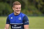 12 August 2015; Leinster Academy players Steve Crosbie, pictured, and Ian Fitzpatrick dropped in to a training session at the Bank of Ireland School of Excellence in the King's Hospital, Palmerstown, Dublin. Picture credit: Cody Glenn / SPORTSFILE
