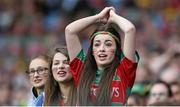 8 August 2015; Mayo supporters reacts during the game. GAA Football All-Ireland Senior Championship Quarter-Final. Donegal v Mayo, Croke Park, Dublin. Picture credit: Stephen McCarthy / SPORTSFILE