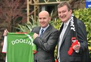 15 January 2009; Cork City owner and chairman Tom Coughlan, right, with Paul Doolin after a press conference to confirm Doolin's appointment as the new manager of Cork City FC. Heineken Brewery, Leitrim St, Cork. Picture credit: Brendan Moran / SPORTSFILE