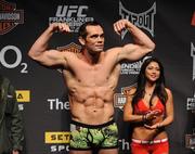 16 January 2009; Rich Franklin weighs in ahead of tomorrow's UFC 93 Ultimate Fighting Championship. The O2, Dublin. Picture credit: Brian Lawless / SPORTSFILE