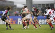 17 January 2009; Ryan Caldwell, Ulster, in action against Chris Malone, Harlequins. Heineken Cup, Pool 4, Round 5, Ulster v Harlequins, Ravenhill Park, Belfast, Co. Antrim. Picture credit: Oliver McVeigh / SPORTSFILE