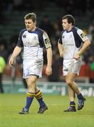 17 January 2009; Leinster's Brian O'Driscoll and Shane Jennings after the final whistle. Heineken Cup, Pool 2, Round 5, London Wasps v Leinster, Twickenham Stadium, London, England. Picture credit: Brendan Moran / SPORTSFILE