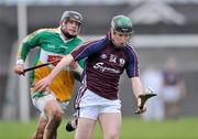18 January 2009; Kevin Hynes, Galway, in action against Derek Molloy, Offaly. Walsh Cup, Offaly v Galway, O'Connor Park, Tullamore, Co. Offaly. Picture credit: David Maher / SPORTSFILE