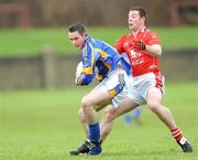 18 January 2009; John McGrath, Wicklow, in action against Gerard Hoey, Louth. O'Byrne Cup Semi-Final, Louth v Wicklow, Drogheda, Co. Louth. Photo by Sportsfile
