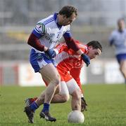 18 January 2009; Gareth Devlin, Tyrone, in action against Dermot McArdle, Monaghan. Gaelic Life Dr. McKenna Cup, Section B, Tyrone v Monaghan, Healy Park, Omagh, Co. Tyrone. Picture credit: Oliver McVeigh / SPORTSFILE