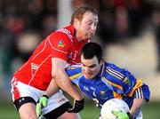 18 January 2009; Alan Byrne, Wicklow, in action against J.P. Rooney, Louth. O'Byrne Cup Semi-Final, Louth v Wicklow, Drogheda, Co. Louth. Photo by Sportsfile