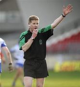 18 January 2009; Referee John Joe Cleary, Derry. Gaelic Life Dr. McKenna Cup, Section B, Tyrone v Monaghan, Healy Park, Omagh, Co. Tyrone. Picture credit: Oliver McVeigh / SPORTSFILE