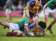 18 January 2009; Michael Duignan, Roscommon, in action against Colm Boyle, Mayo. FBD League, Section A, Mayo v Roscommon, Ballyhaunis GAA Club, Ballyhaunis, Co. Mayo. Picture credit: Ray Ryan / SPORTSFILE