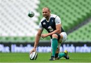 14 August 2015; Ireland's Dan Tuohy during the captain's run. Ireland Rugby Squad Captain's Run, Aviva Stadium, Lansdowne Road, Dublin. Picture credit: Ramsey Cardy / SPORTSFILE