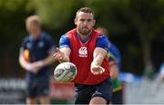 14 August 2015; Leinster's Aaron Dundon during squad training. Leinster Rugby Squad Training. Skerries RFC, Skerries, Co. Dublin. Picture credit: Stephen McCarthy / SPORTSFILE
