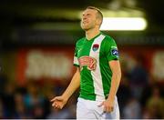 14 August 2015; Karl Sheppard, Cork City, reacts to a missed chance. SSE Airtricity League Premier Division, Cork City v Limerick FC. Turners Cross, Cork. Picture credit: Piaras Ó Mídheach / SPORTSFILE