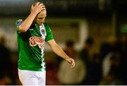 14 August 2015; Karl Sheppard, Cork City, dejected after the game. SSE Airtricity League Premier Division, Cork City v Limerick FC. Turners Cross, Cork. Picture credit: Piaras Ó Mídheach / SPORTSFILE