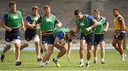 14 August 2015; Leinster's Collie O'Shea during squad training. Leinster Rugby Squad Training. Skerries RFC, Skerries, Co. Dublin. Picture credit: Stephen McCarthy / SPORTSFILE