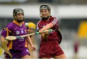 15 August 2015; Aoife Donohue, Galway, in action against Wexford. Liberty Insurance All-Ireland Senior Camogie Championship, Semi-Final, Galway v Wexford, Nowlan Park, Kilkenny. Picture credit: Sam Barnes / SPORTSFILE