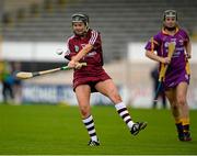 15 August 2015; Aoife Donohue, Galway, in action against  Wexford. Liberty Insurance All-Ireland Camogie Senior Championship, Semi-Final, Galway v Wexford, Nowlan Park, Kilkenny. Picture credit: Sam Barnes / SPORTSFILE