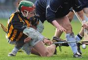 18 January 2009; John Mulhall, Kilkenny, in action against Alan Nolan, Dublin. Walsh Cup, Dublin v Kilkenny, Parnell Park, Dublin. Picture credit: Stephen McCarthy / SPORTSFILE