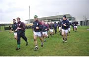 18 January 2009; Galway players warm up before the game. Walsh Cup, Offaly v Galway, O'Connor Park, Tullamore, Co. Offaly. Picture credit: David Maher / SPORTSFILE