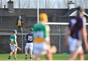 18 January 2009; An Offaly supporter looks on during the game. Walsh Cup, Offaly v Galway, O'Connor Park, Tullamore, Co. Offaly. Picture credit: David Maher / SPORTSFILE