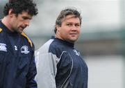 20 January 2009; Leinster's Ollie Le Roux and Trevor Hogan, left, during rugby squad training. UCD, Dublin. Photo by Sportsfile