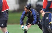 20 January 2009; Leinster's Chris Keane in action during rugby squad training. UCD, Dublin. Photo by Sportsfile
