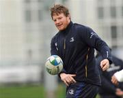 20 January 2009; Leinster's Malcolm O'Kelly in action during rugby squad training. UCD, Dublin. Photo by Sportsfile