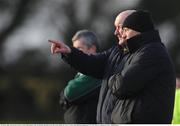 18 January 2009; Antrim joint managers Terence McNaughton, right, and Dominic McKinley during the match. Walsh Cup, Laois v Antrim, Kelly Daly Park, Rathdowney, Co. Laois. Picture credit: Brian Lawless / SPORTSFILE