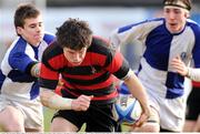 21 January 2009; Foster Horan, Kilkenny College, goes past the tackle of Conor Brooke Tyrrell, St Andrew's, before scoring his try. Vinnie Murray Cup, 2nd Round, Kilkenny College v St Andrew's, Donnybrook Stadium, Dublin. Picture credit: Matt Browne / SPORTSFILE