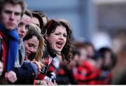 21 January 2009; Kilkenny College supporter Jane Honnor during the game. Vinnie Murray Cup, 2nd Round, Kilkenny College v St Andrew's, Donnybrook Stadium, Dublin. Picture credit: Matt Browne / SPORTSFILE