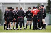21 January 2009; Ulster's players gather together during squad training. Newforge Country Club, Belfast. Picture credit: Oliver McVeigh / SPORTSFILE