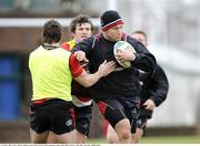 21 January 2009; Ulster's Brendon Botha in action during squad training. Newforge Country Club, Belfast. Picture credit: Oliver McVeigh / SPORTSFILE