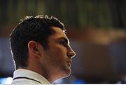 21 January 2009; Leinster's Rob Kearney speaking to the media during a team press conference. Bective Rangers RFC, Donnybrook, Dublin. Picture credit: Matt Browne / SPORTSFILE