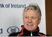 21 January 2009; Ulster head coach Matt Williams speaking to the media during a team press conference. Newforge Country Club, Belfast. Picture credit: Oliver McVeigh / SPORTSFILE