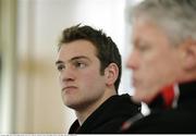 21 January 2009; Ulster's David Pollock during a team press conference. Newforge Country Club, Belfast. Picture credit: Oliver McVeigh / SPORTSFILE