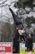 21 January 2009; Ulster's Ed O'Donoghue in action during squad training. Newforge Country Club, Belfast. Picture credit: Oliver McVeigh / SPORTSFILE