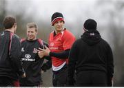 21 January 2009; Ulster's Chris Henry, centre, during squad training. Newforge Country Club, Belfast. Picture credit: Oliver McVeigh / SPORTSFILE