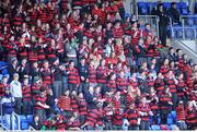 21 January 2009; Kilkenny College supporters cheer on their team during the game. Vinnie Murray Cup, 2nd Round, Kilkenny College v St Andrew's, Donnybrook Stadium, Dublin. Picture credit: Matt Browne / SPORTSFILE