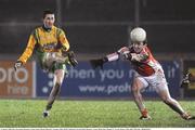 21 January 2009; Rory Kavanagh, Donegal, in action against Martin O'Rourke, Armagh. Gaelic Life Dr. McKenna Cup Semi-Final, Donegal v Armagh, Healy Park, Omagh, Co. Tyrone. Picture credit: Oliver McVeigh / SPORTSFILE