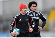 22 January 2009; Munster's Peter Stringer in action during a squad training session ahead of their Heineken Cup game against Montauban on Saturday. Thomond Park, Limerick. Picture credit: Pat Murphy / SPORTSFILE