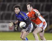 17 January 2009; Eddie O'Reilly, Cavan, in action against James Lavery, Armagh. Gaelic Life Dr. McKenna Cup, Section C, Round 3, Cavan v Armagh, Breffni Park, Cavan. Picture credit: Oliver McVeigh / SPORTSFILE