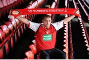 23 January 2009; John Lester who was today unveiled as St. Patrick's Athletic's new signing. Richmond Park, Inchicore, Dublin. Photo by Sportsfile