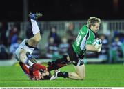 23 January 2009; Fionn Carr, Connacht, is tackled by, David Bortolussi, Dax. European Challenge Cup, Pool 1, Round 6, Connacht v Dax, Sportsground, Galway. Picture credit: David Maher / SPORTSFILE