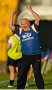 15 August 2015; Cork Manager Eamonn Ryan celebrates his team's victory over Galway. TG4 Ladies Football All-Ireland Senior Championship, Quarter-Final, Cork v Galway, Gaelic Grounds, Limerick. Picture credit: Seb Daly / SPORTSFILE