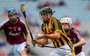 16 August 2015; Andy Gaffney, Kilkenny, in action against Jack Coyne, Galway. Electric Ireland GAA Hurling All-Ireland Minor Championship, Semi-Final Replay, Kilkenny v Galway. Croke Park, Dublin. Picture credit: Piaras Ó Mídheach / SPORTSFILE