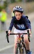 16 August 2015; Andrew McKenna, Donagh, Co. Monaghan, in action during the U15 and O13 Boys Duathlon. HSE National Community Games Festival, Weekend 1. Athlone IT, Athlone, Co. Westmeath. Picture credit: Seb Daly / SPORTSFILE