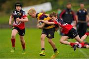 16 August 2015; Action from the U11 and O9 Mixed Boys and Girls Mini Rugby between St. Patricks, Co. Cavan, and Skerries, Co. Dublin. HSE National Community Games Festival, Weekend 1. Athlone IT, Athlone, Co. Westmeath. Picture credit: Seb Daly / SPORTSFILE
